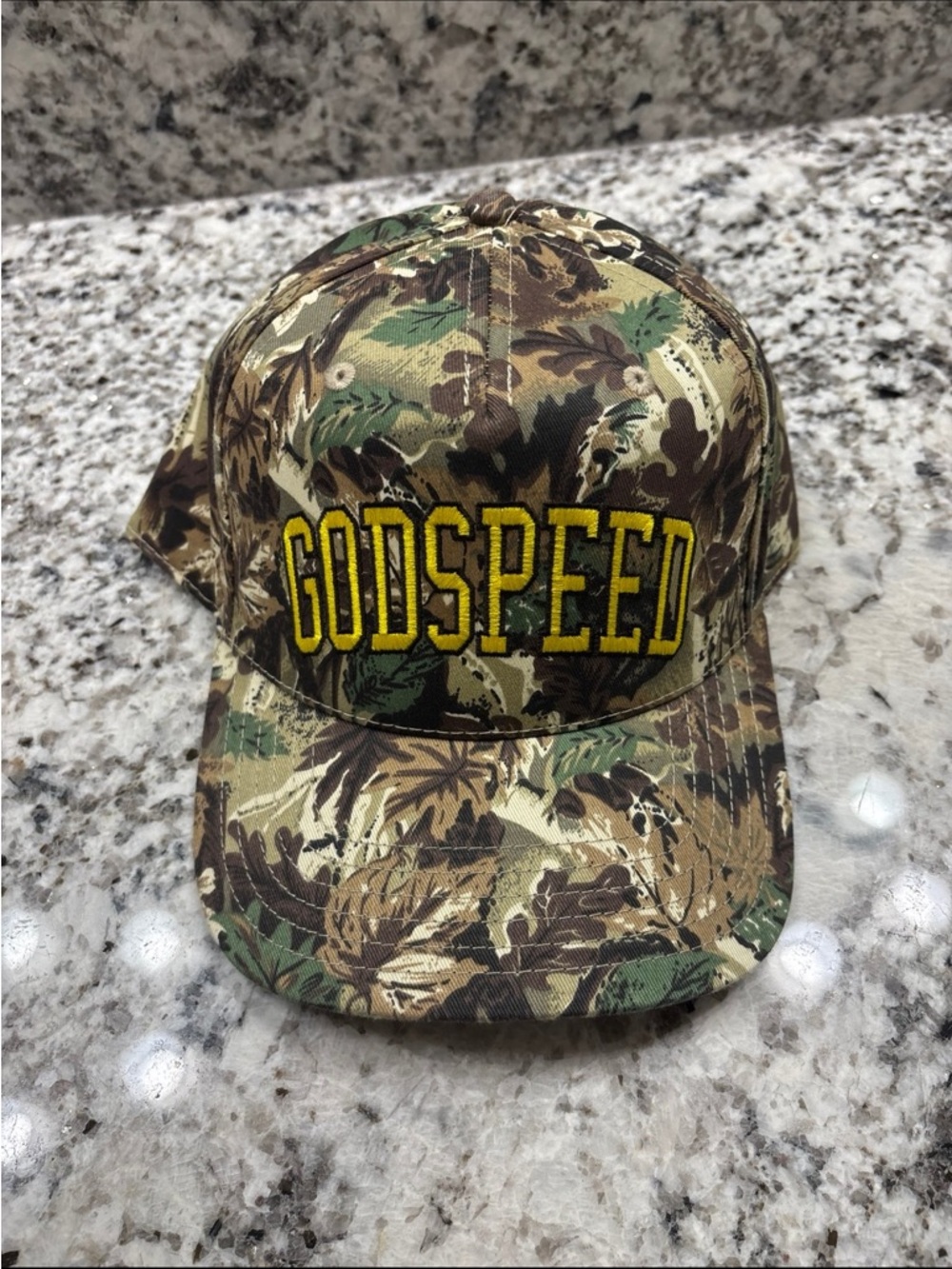 Godspeed Camouflage Baseball Cap - Green/Brown